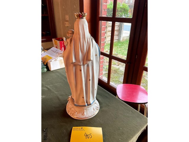 Lot 405 - mariabeeld biscuit - afbeelding 3 van  3