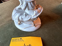 Lot 409 - gina wit met goud beeldje - afbeelding 2 van  2