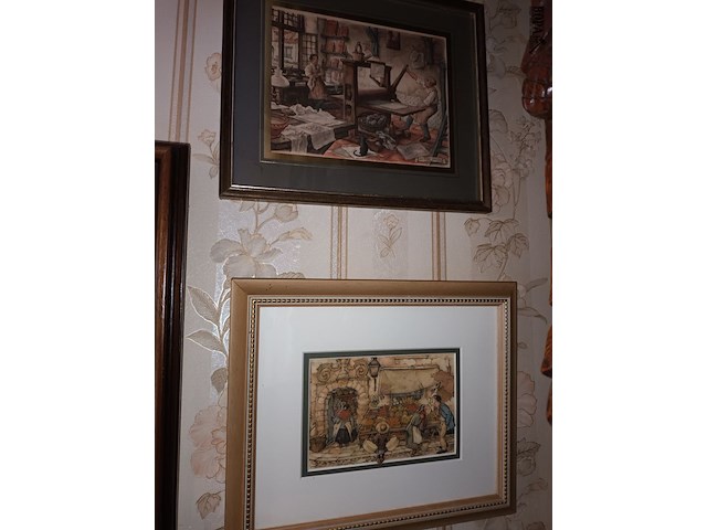 Lot 41 - kaders anton pieck. 10 stuks - afbeelding 2 van  6