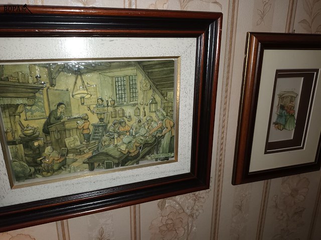 Lot 41 - kaders anton pieck. 10 stuks - afbeelding 3 van  6