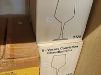 Lot 412 - wijn- en bierglazen. 5 dozen - afbeelding 3 van  3