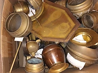 Lot 413 - koperwerk. 1 doos - afbeelding 2 van  3