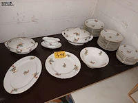 Lot 418 - art deco eetservies. 42 stuks - afbeelding 1 van  5