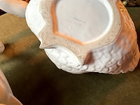 Lot 418 - porseleinen beeldjes italiaans zwanen /vogels, 3 stuks - afbeelding 5 van  5