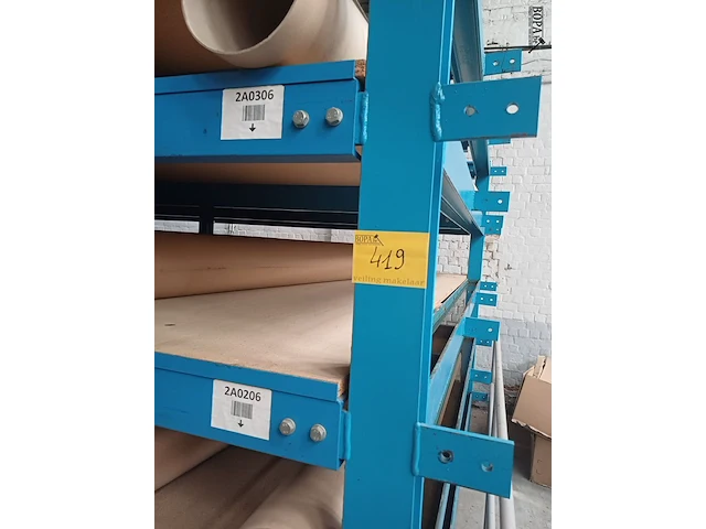 Lot 419 - magazijnstelling - afbeelding 2 van  4