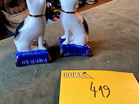 Lot 419 - paar staffordshire katten 1870 - afbeelding 3 van  4