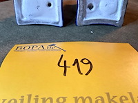 Lot 419 - paar staffordshire katten 1870 - afbeelding 4 van  4