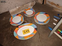Lot 419 - servies arcopal. 20 stuks - afbeelding 1 van  3