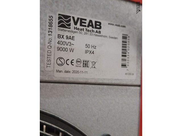 Lot 42 - bouwverwarming 400v - afbeelding 5 van  5