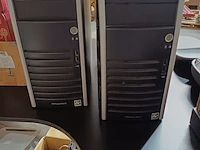 Lot 42 - hp proliant desktops - 2 stuks - afbeelding 1 van  6