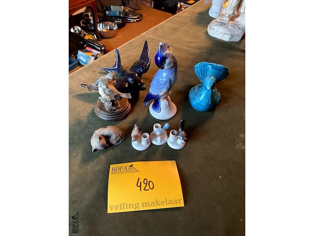 Lot 420 - kleine snuisterijen, 8 stuks - afbeelding 1 van  7