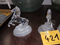 Lot 421 - dierenfiguren cristal d’arques. 5 stuks - afbeelding 4 van  4