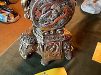 Lot 423 - olifant wierookbrander 2delig - afbeelding 2 van  7