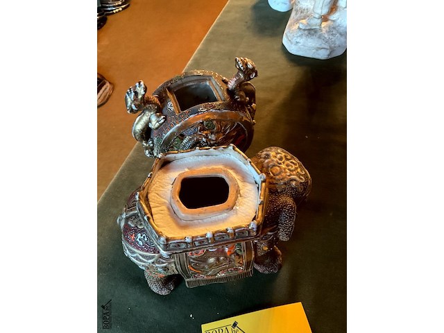 Lot 423 - olifant wierookbrander 2delig - afbeelding 6 van  7