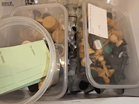 Lot 424 - schaak- en damstukken - afbeelding 3 van  3