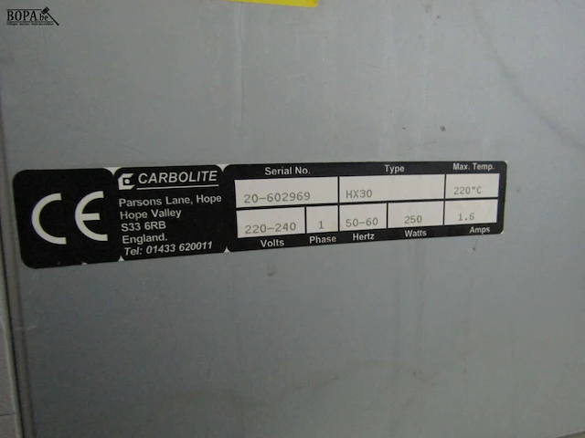 Lot 429 - sterilisator - afbeelding 6 van  6