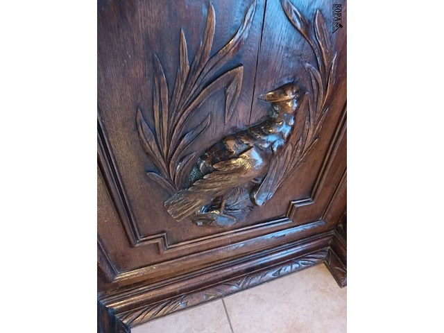 Lot 43 - antieke franse jachtkast - afbeelding 3 van  4