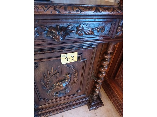 Lot 43 - antieke franse jachtkast - afbeelding 4 van  4