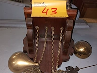 Lot 43 - antieke klok - afbeelding 4 van  5
