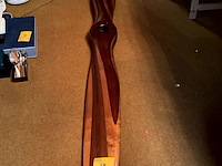 Lot 430 - vliegtuigschroef in hout 1914 1918, met markeringen - afbeelding 1 van  6