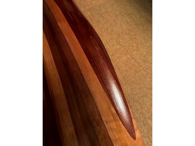 Lot 430 - vliegtuigschroef in hout 1914 1918, met markeringen - afbeelding 6 van  6