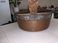 Lot 432 - koperen steelpan - afbeelding 4 van  4