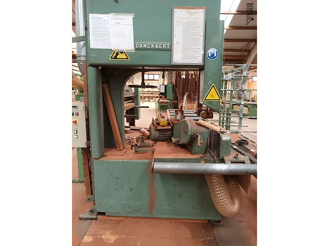 Lot 433 - grote lintzaagmachine dankaert - afbeelding 4 van  6