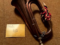 Lot 435 - militaire trompet klaroen koper - afbeelding 1 van  4