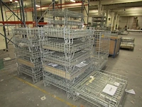 Lot 437 - metalen vouwmanden. 20 stuks - afbeelding 3 van  3
