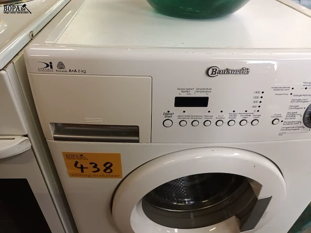 Lot 438 - wasmachine bauknecht - afbeelding 2 van  5