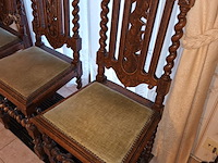 Lot 44 - antieke jachtstoelen. 3 stuks - afbeelding 2 van  5