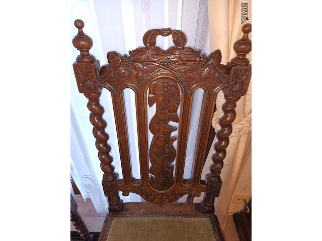 Lot 44 - antieke jachtstoelen. 3 stuks - afbeelding 4 van  5