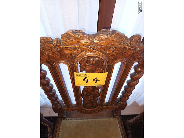 Lot 44 - antieke jachtstoelen. 3 stuks - afbeelding 5 van  5