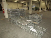 Lot 440 - metalen vouwmanden. 20 stuks - afbeelding 2 van  2
