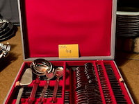 Lot 448 - koffer sartel inox bestek - afbeelding 1 van  4