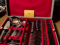 Lot 448 - koffer sartel inox bestek - afbeelding 3 van  4