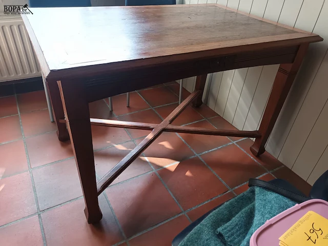 Lot 45 - houten tafel - afbeelding 2 van  5