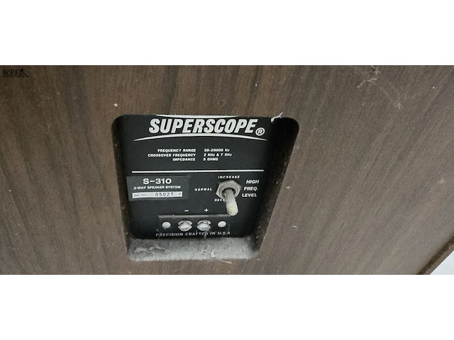 Lot 45 - luidsprekers superscope s310 - afbeelding 5 van  5
