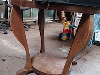 Lot 45 - retro ronde salontafel - afbeelding 2 van  3