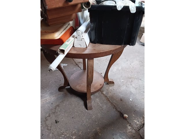 Lot 45 - retro ronde salontafel - afbeelding 3 van  3