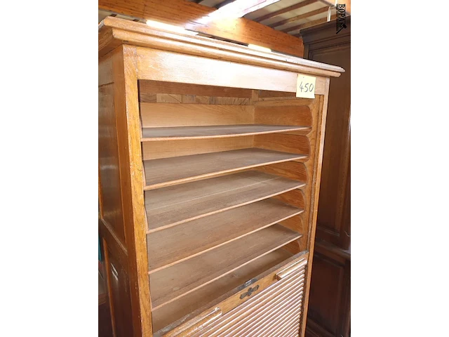 Lot 450 - houten rolluikkast - afbeelding 2 van  6