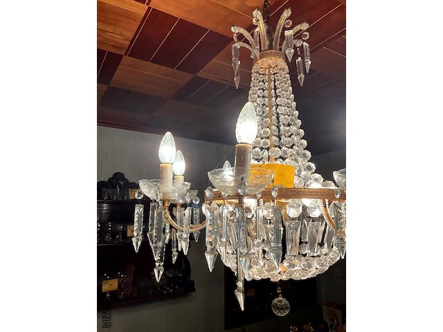 Lot 450 - kristallen luchter - afbeelding 2 van  4