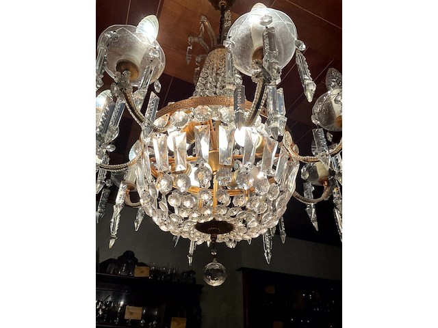 Lot 450 - kristallen luchter - afbeelding 3 van  4