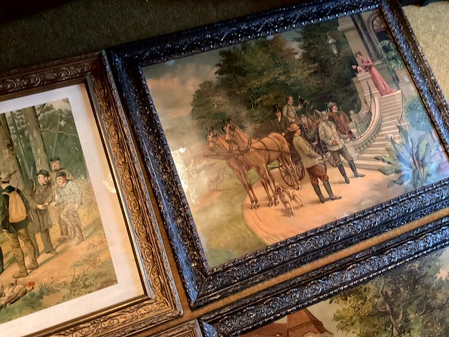 Lot 456 - de jacht kaders, 4 stuks - afbeelding 6 van  6