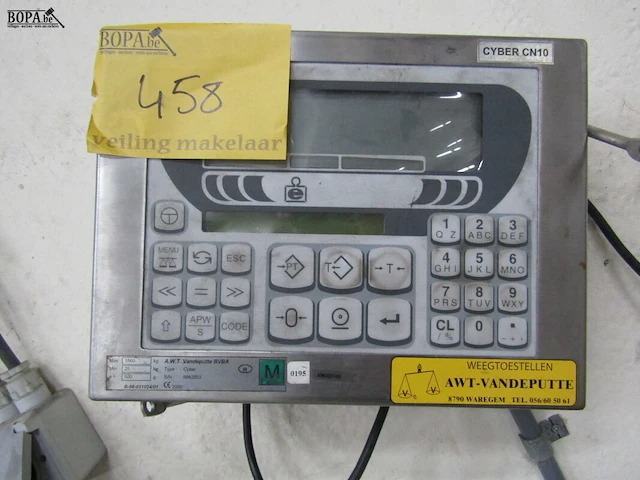 Lot 458 - elektronische weegschaal cyber - afbeelding 1 van  5