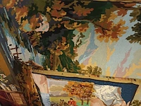 Lot 458 - kunstwerk in borduurwerk. 8 stuks - afbeelding 4 van  5