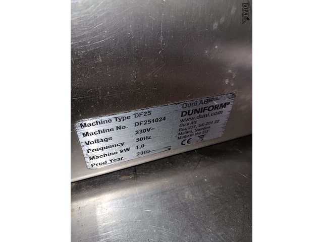 Lot 46 - dunaform topsealmachine - afbeelding 3 van  3