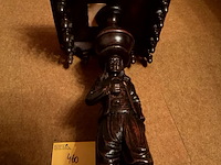 Lot 460 - houten sta bretoens gestoken beeltenis man - afbeelding 5 van  9