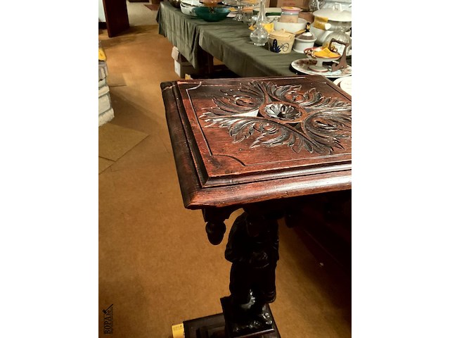 Lot 460 - houten sta bretoens gestoken beeltenis man - afbeelding 7 van  9