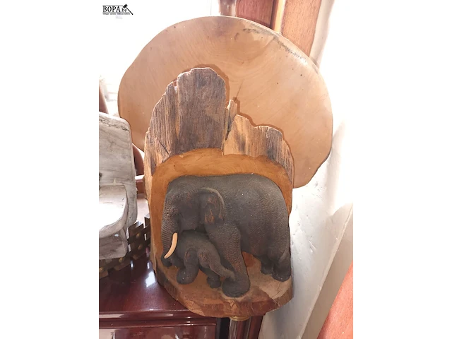 Lot 461 - houten decoratie. 14 stuks - afbeelding 2 van  4